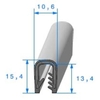 Profil armature  métallique  ref 410  50ml